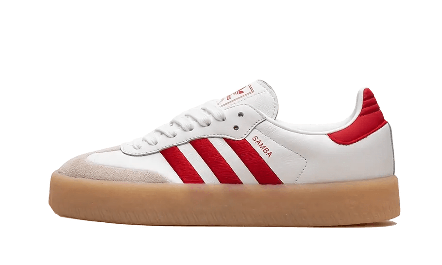 Adidas Sambae White Better Scarlet Gum  – sneaker autêntico da CollectKicks