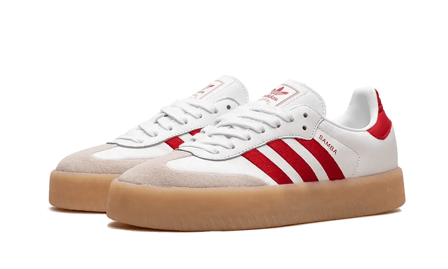 Adidas Sambae White Better Scarlet Gum  – sneaker autêntico da CollectKicks
