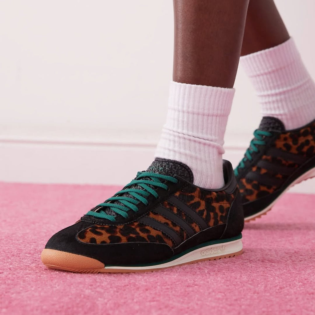 Adidas SL 72 OG Leopard Print Collegiate Green  – sneaker autêntico da CollectKicks