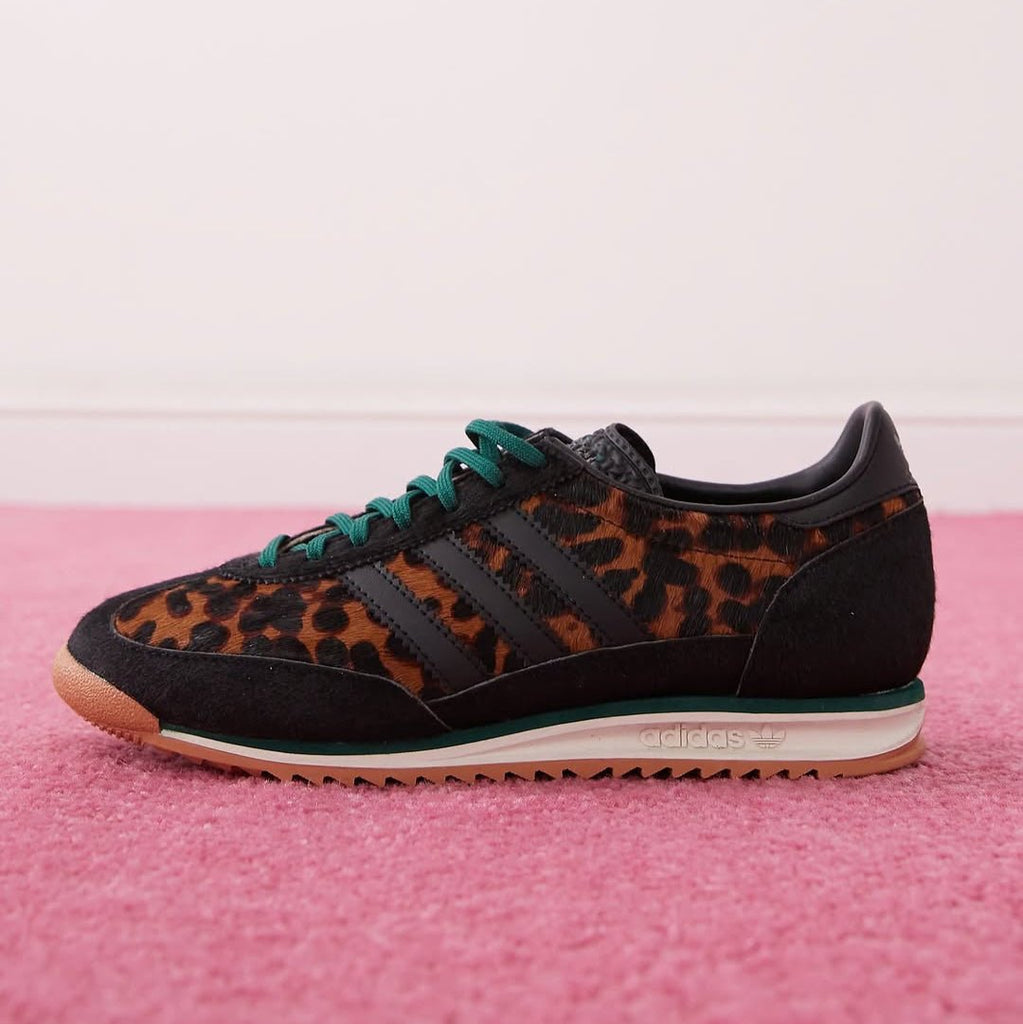 Adidas SL 72 OG Leopard Print Collegiate Green  – sneaker autêntico da CollectKicks
