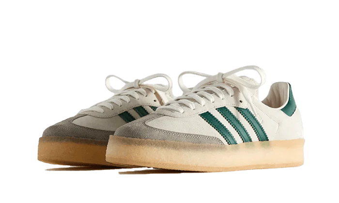 Adidas Clarks 8th Street Samba by Ronnie Fieg Chalk White Green - SKU: ID7297