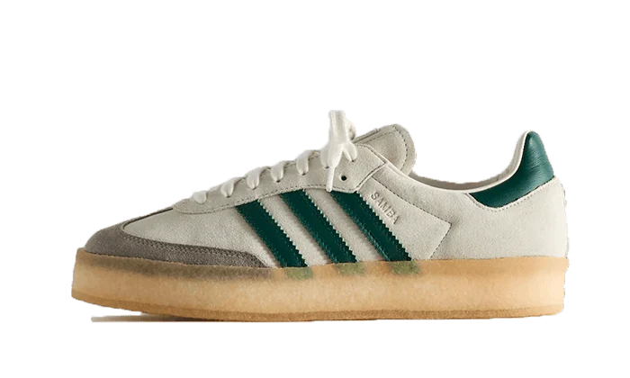 Adidas Clarks 8th Street Samba by Ronnie Fieg Chalk White Green - SKU: ID7297