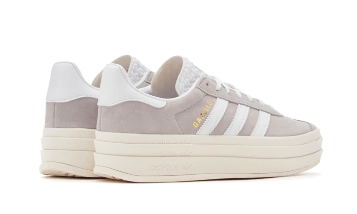 Adidas Gazelle Bold Grey White back