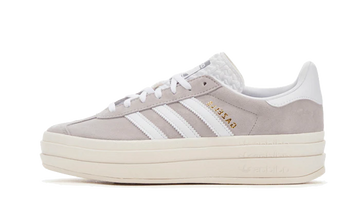 Adidas Gazelle Bold Grey White lateral