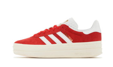 Adidas Gazelle Bold Red Cloud White lateral