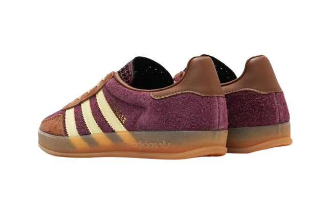 Adidas Gazelle Indoor Maroon Almost Yellow back