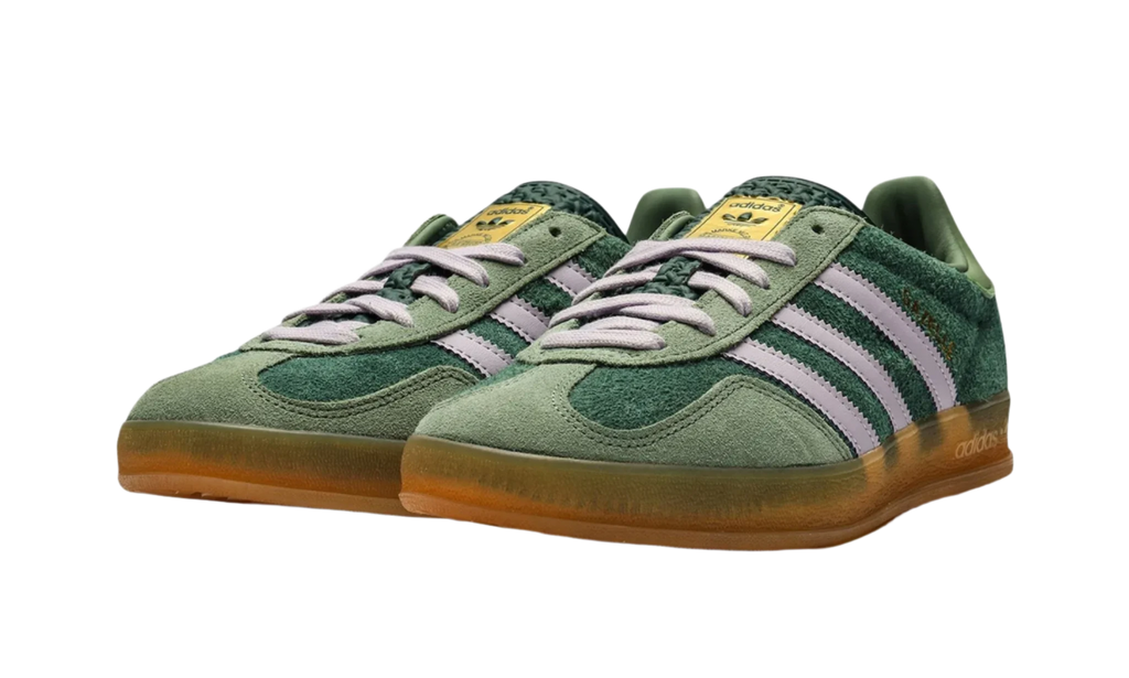 Adidas Gazelle Indoor Mineral Green Silver Dawn - SKU: JI0323 