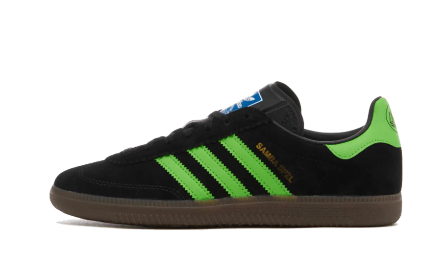 Adidas Samba Deco SPZL Black Lucid Lime - SKU: IF5738