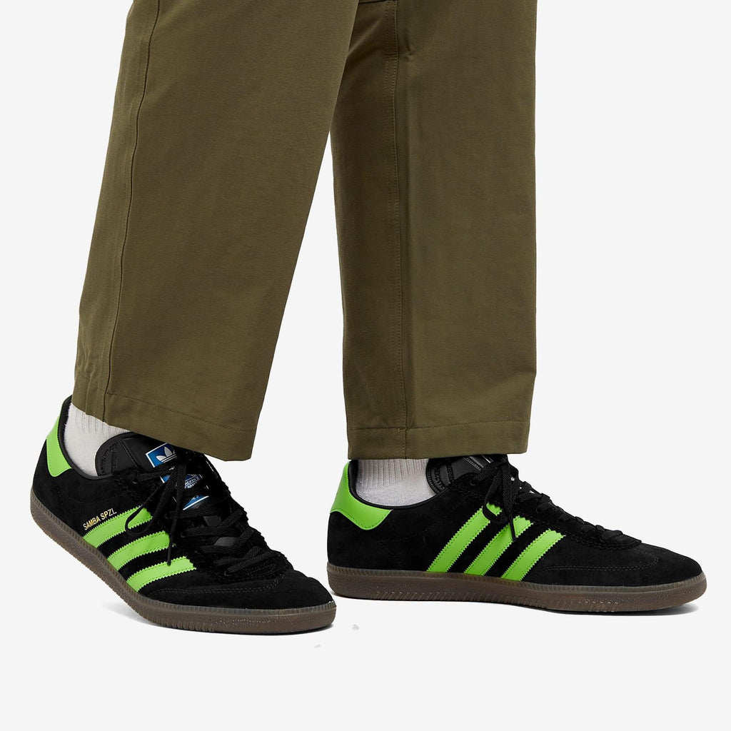 Adidas Samba Deco SPZL Black Lucid Lime - SKU: IF5738