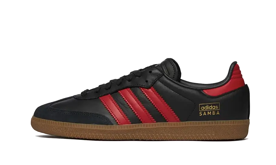 Adidas Samba OG Carbon Better Scarlet - SKU: IG6173 lateral