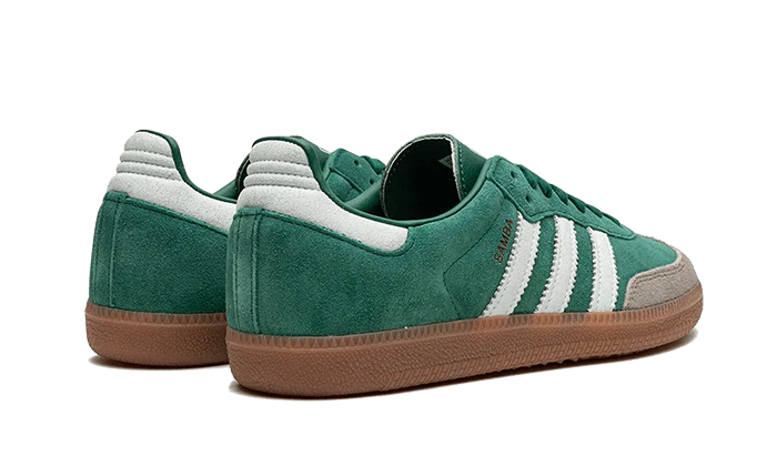 Adidas Samba OG Collegiate Green Gum Grey Toe back