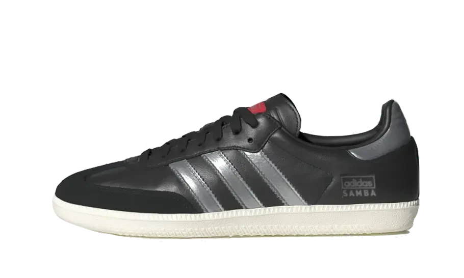 Adidas Samba OG Core Black Silver Metallic - SKU: IF1825