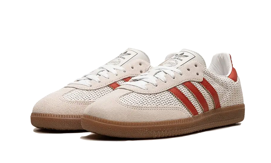 Adidas Samba OG Crystal White Preloved Red frontal