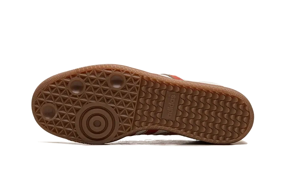 Adidas Samba OG Crystal White Preloved Red sole