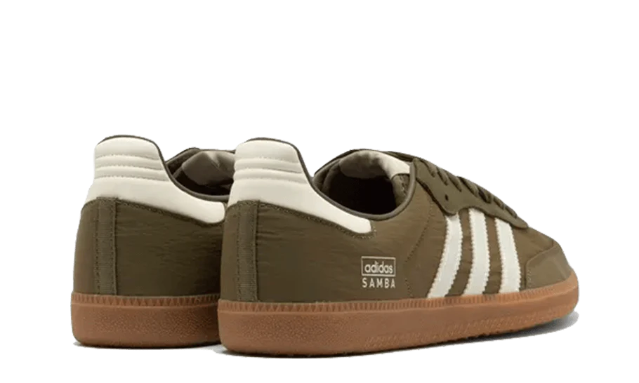 Adidas Samba OG Focus Olive Gum back