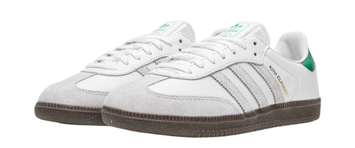 Adidas Samba OG Kith Classics White Green frontal