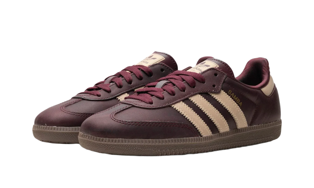 Adidas Samba OG Maroon Crystal Sand - SKU: IF7004 frontal