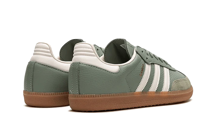 Adidas Samba OG Silver Green back