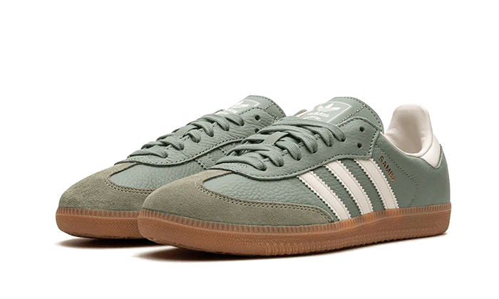 Adidas Samba OG Silver Green frontal