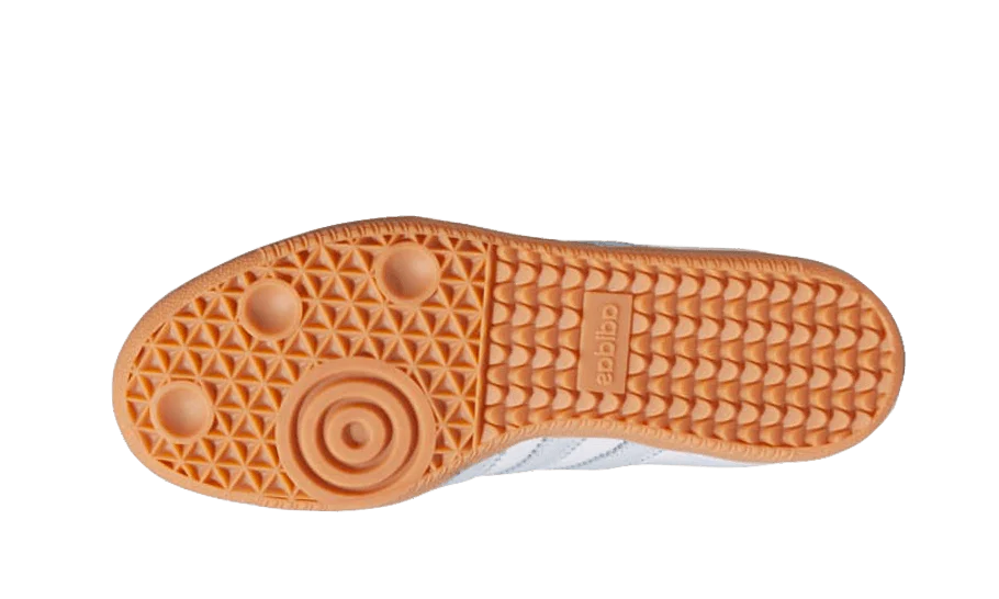 Adidas Samba OG White Halo Blue Gum  sole