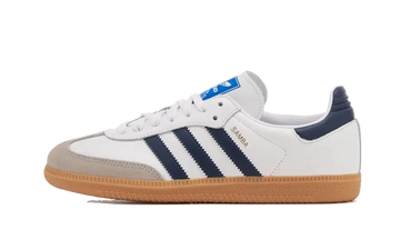 Adidas Samba OG White Night Indigo Gum lateral