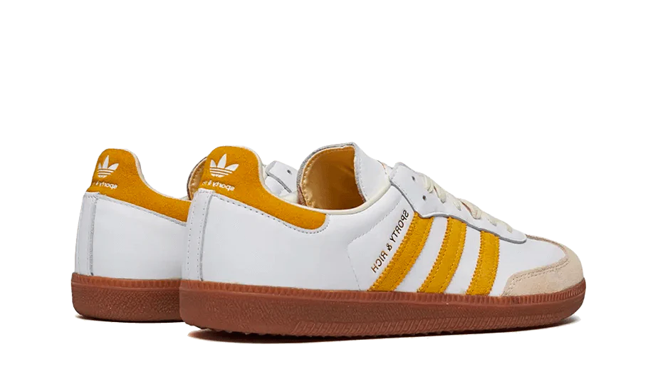 Adidas Samba Sporty & Rich White Bold Gold back