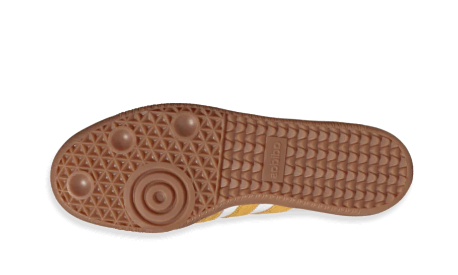 Adidas Samba Sporty & Rich White Bold Gold sole