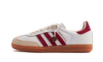 Adidas Samba Sporty & Rich White Collegiate Burgundy lateral