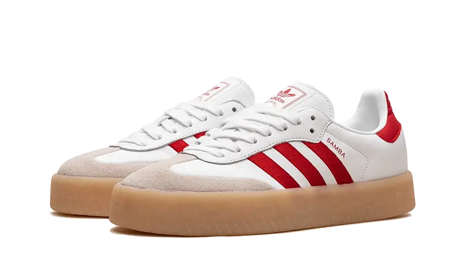 Adidas Sambae White Better Scarlet Gum - SKU: ID0438