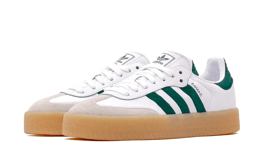 Adidas Sambae White Collegiate Green Gum - SKU: ID0440