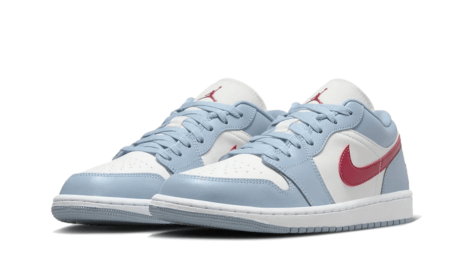 Air Jordan 1 Low Blue Whisper Dune Red  – sneaker autêntico da CollectKicks