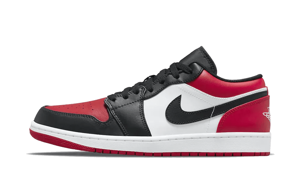 Air Jordan 1 Low Bred Toe  – sneaker autêntico da CollectKicks