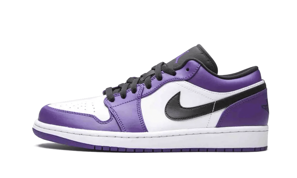 Air Jordan 1 Low Court Purple White  – sneaker autêntico da CollectKicks