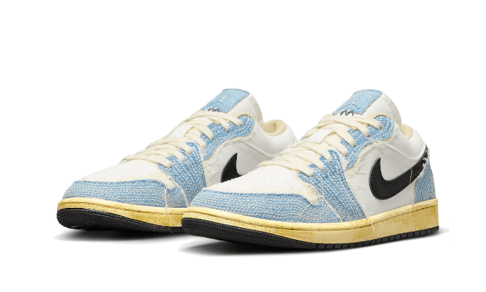 Air Jordan 1 Low SE WRMK Sashiko Denim  – sneaker autêntico da CollectKicks