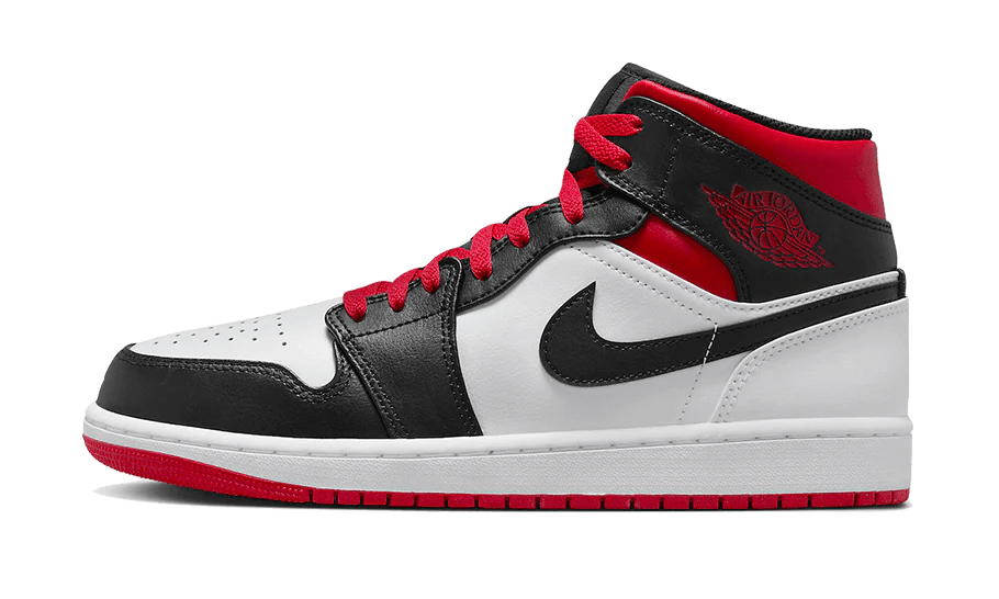 Air Jordan 1 Mid Gym Red Black Toe DQ8426-106 – sneaker autêntico da CollectKicks