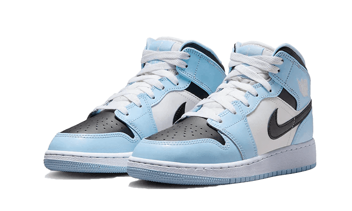 Air Jordan 1 Mid Ice Blue 555112-401 – sneaker autêntico da CollectKicks