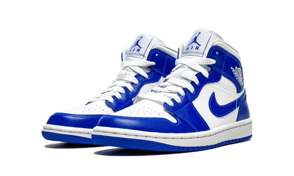 Air Jordan 1 Mid Kentucky Blue BQ6472-104 – sneaker autêntico da CollectKicks