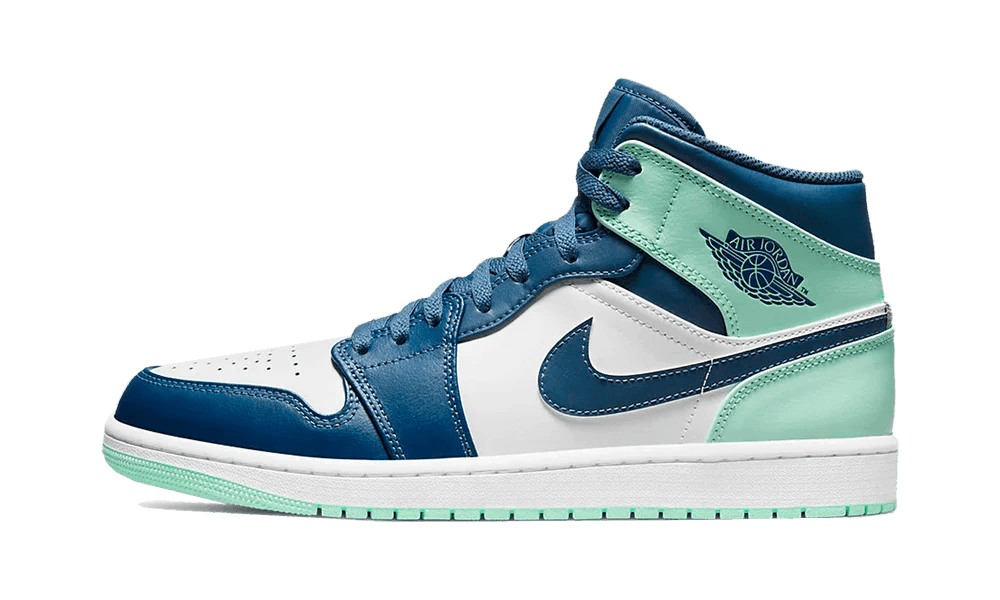 Air Jordan 1 Mid Mystic Navy Mint Foam 554724-413 – sneaker autêntico da CollectKicks
