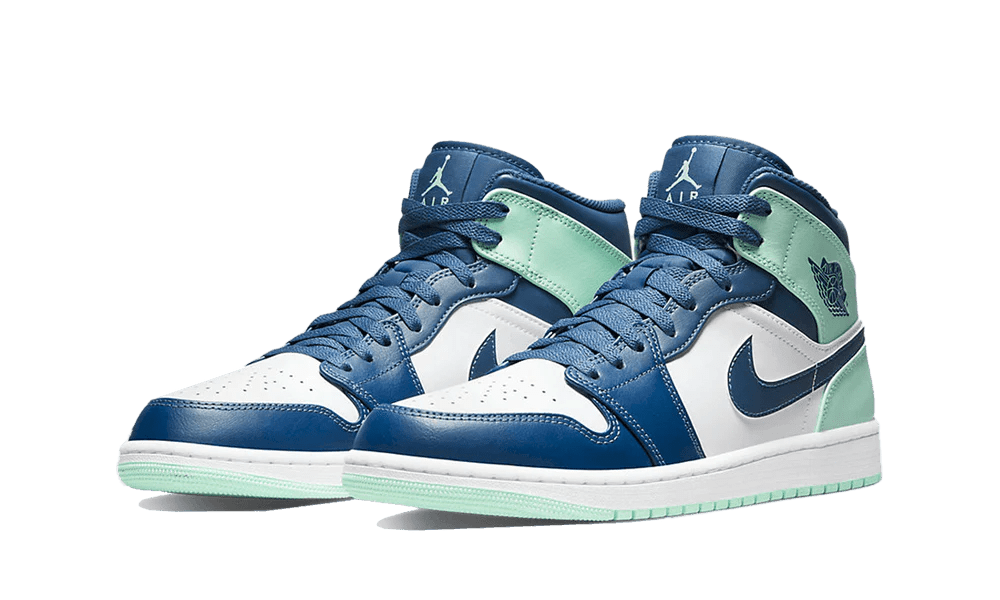Air Jordan 1 Mid Mystic Navy Mint Foam 554724-413 – sneaker autêntico da CollectKicks