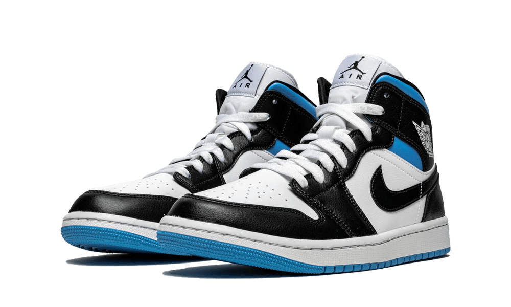 Air Jordan 1 Mid Royal Black and Blue BQ6472-102 – sneaker autêntico da CollectKicks