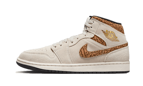 Air Jordan 1 Mid SE Brown Elephant DZ4129-102 – sneaker autêntico da CollectKicks