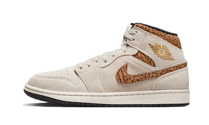 Air Jordan 1 Mid SE Brown Elephant - 