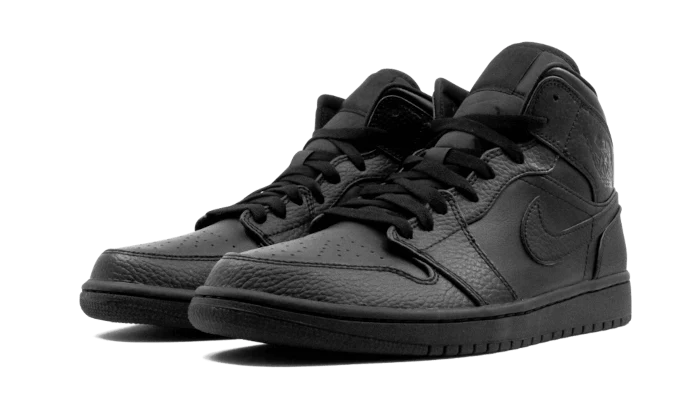 Air Jordan 1 Mid Triple Black 54724-093 – sneaker autêntico da CollectKicks