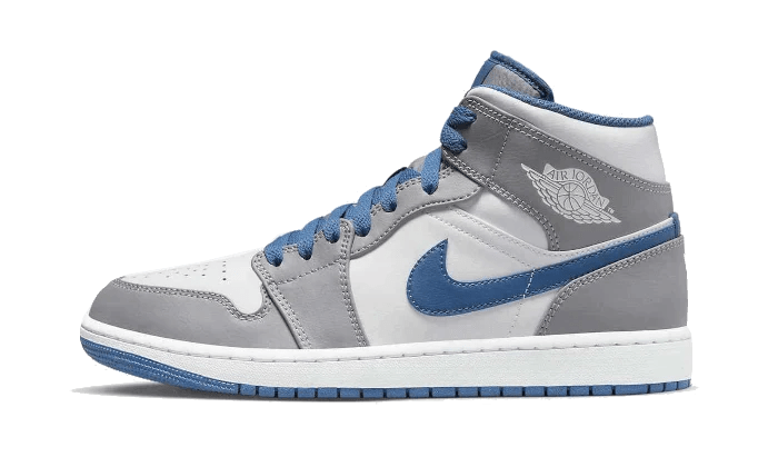 Air Jordan 1 Mid True Blue Cement DQ8426-014 – sneaker autêntico da CollectKicks