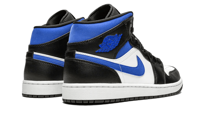 Air Jordan 1 Mid White Black Racer Blue 554724-140 – sneaker autêntico da CollectKicks