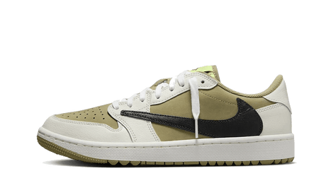 Air Jordan 1 Retro Low Golf Travis Scott Neutral Olive  – sneaker autêntico da CollectKicks