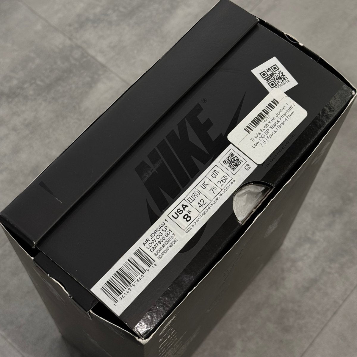 Caja De Jordan Travis Scott Jordan High Mocha X Travis Talla 26 Cm 
