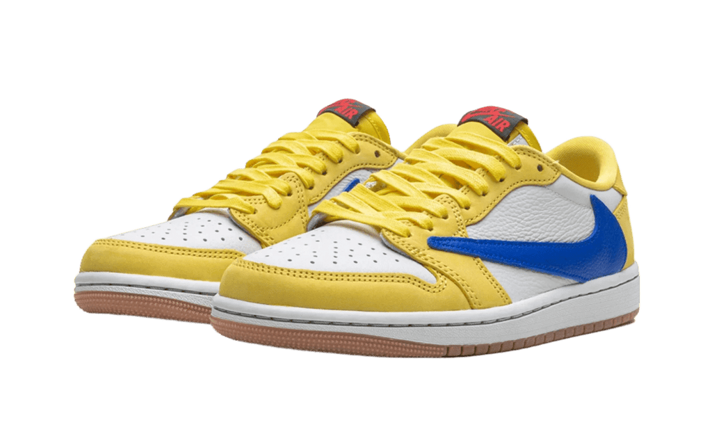Air Jordan 1 Retro Low OG SP Travis Scott Canary  – sneaker autêntico da CollectKicks