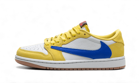 Air Jordan 1 Retro Low OG SP Travis Scott Canary  – sneaker autêntico da CollectKicks