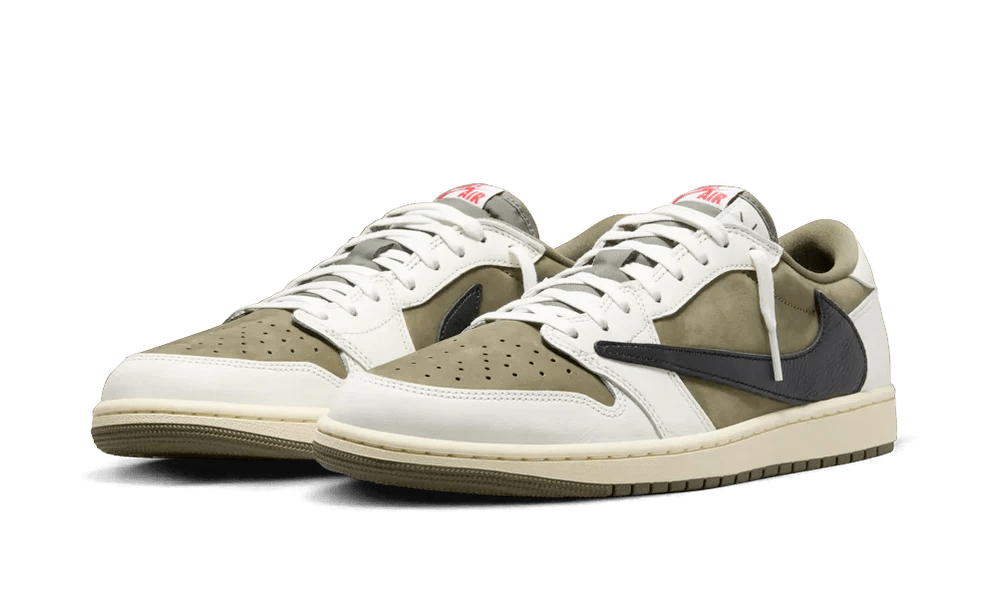 Air Jordan 1 Retro Low OG SP Travis Scott Medium Olive  – sneaker autêntico da CollectKicks